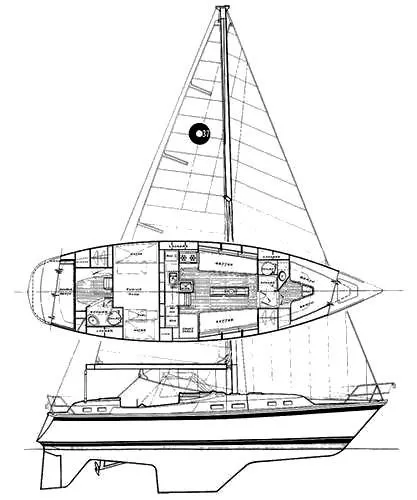 1980 Oday 37 Center Cockpit Sloop
