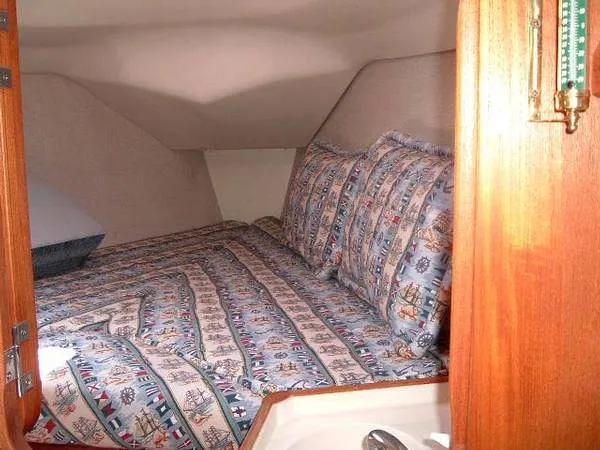 Foreward stateroom with vanity