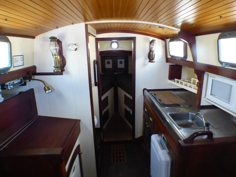 Nav. Station to Port & Galley to Starboard