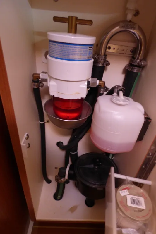 FIlter cabinet in aft workroom