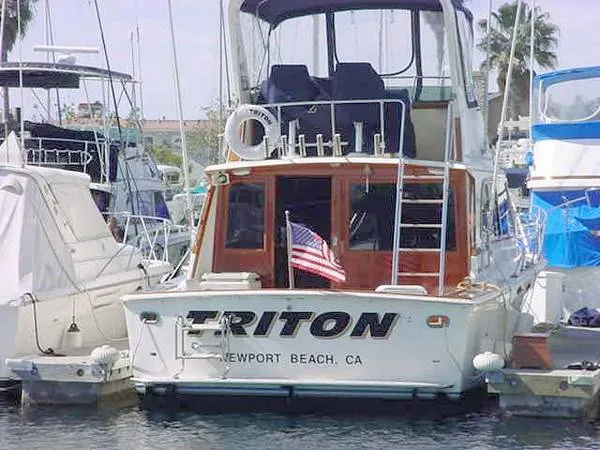 TRITON's stern