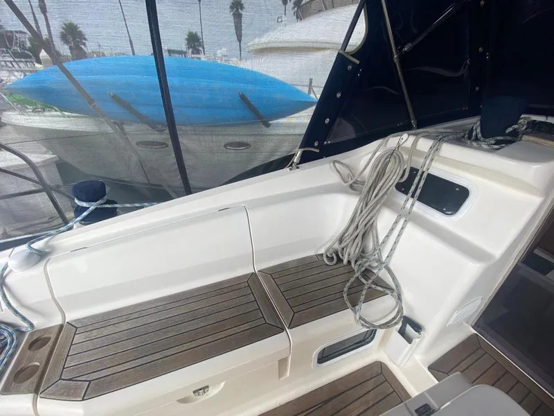 Portside cockpit seat