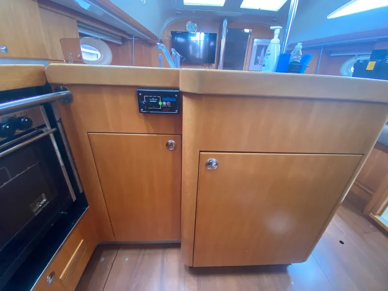 Galley below sink
