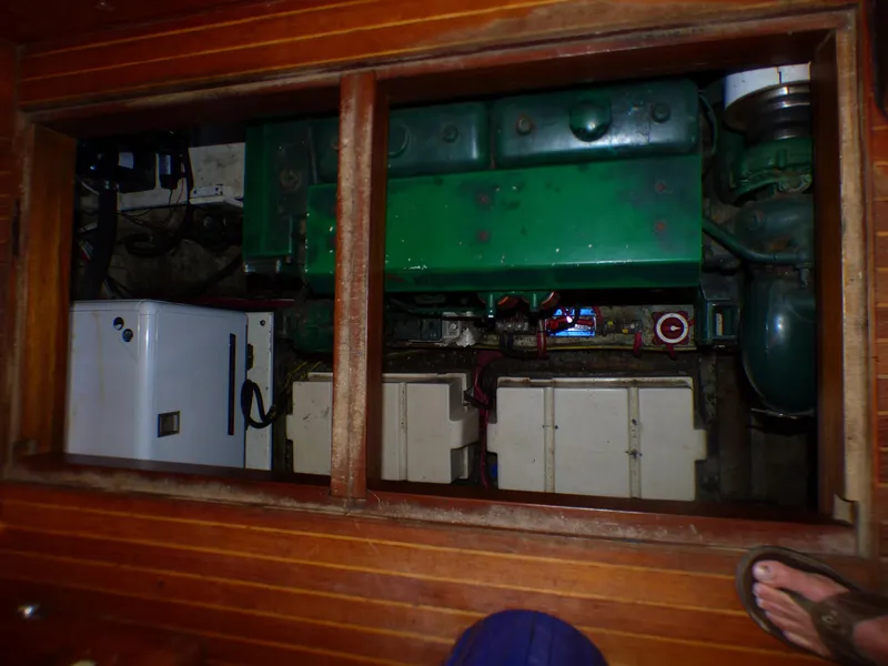 Looking into Engine Room from Salon