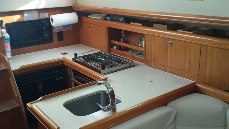 Galley, looking from Salon