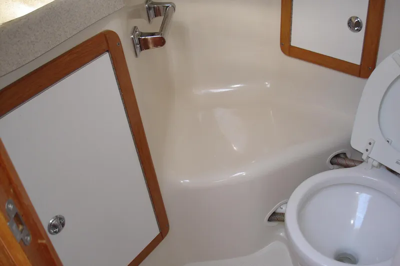 Aft head with shower