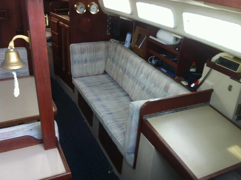 Port Settee & Nav Station