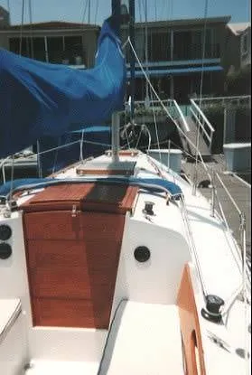 Looking fwd. from cockpit