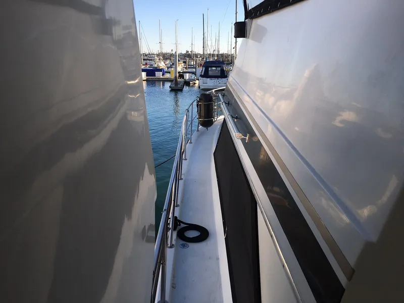 Walkway to bow