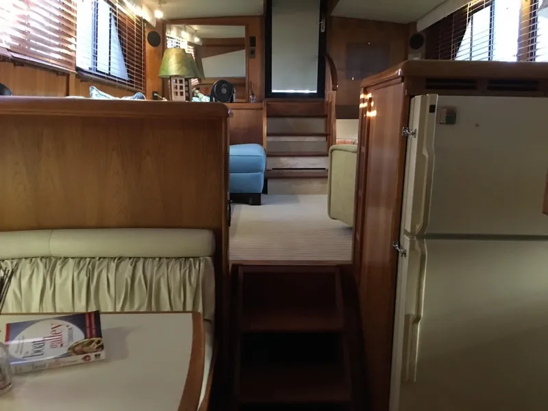 Looking aft from galley