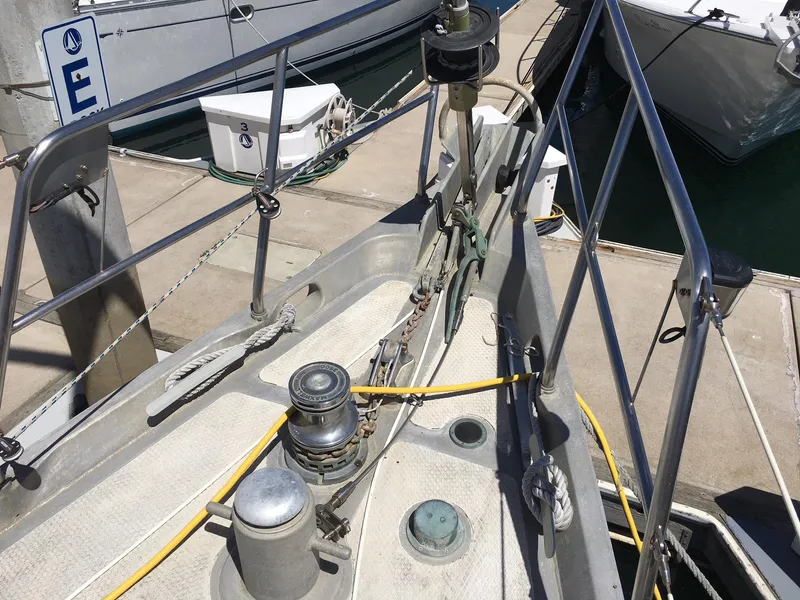 Bow rollers and anchor
