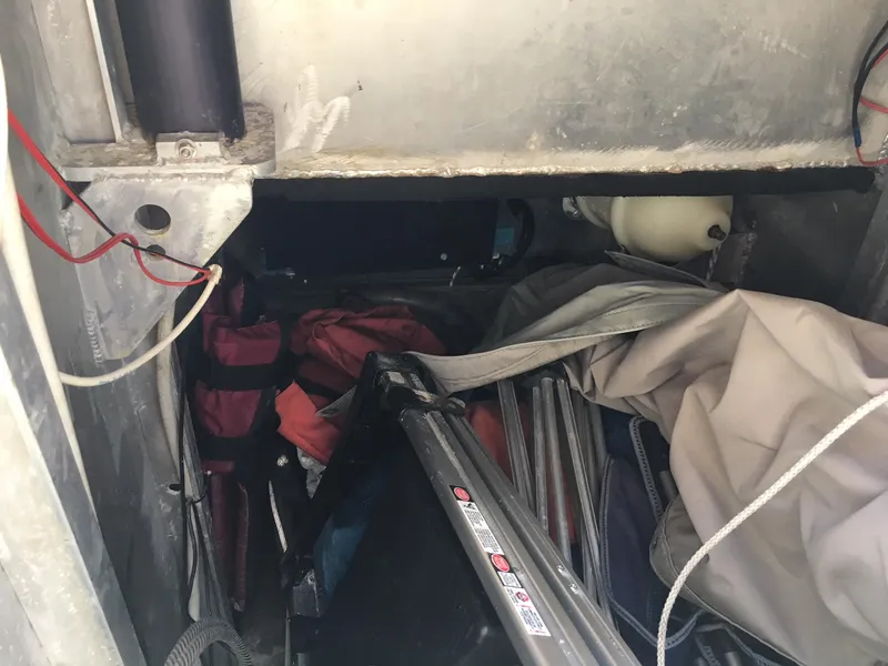 Aft deck locker