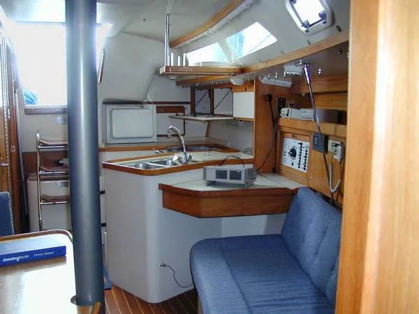 main salon facing aft