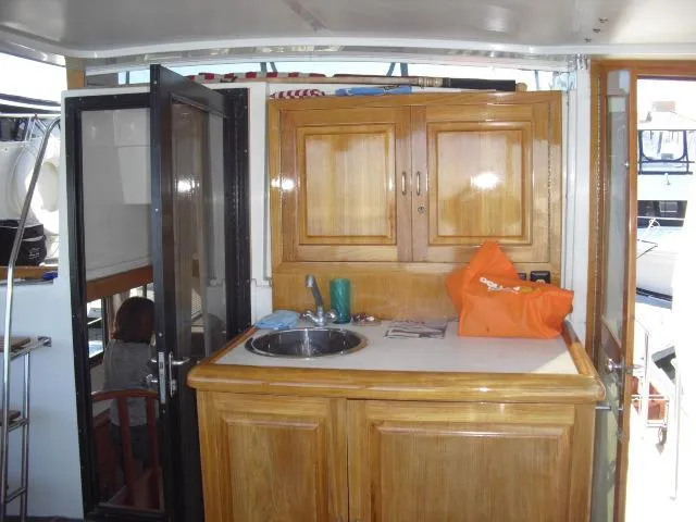 Sundeck entertainment center w/ TV
