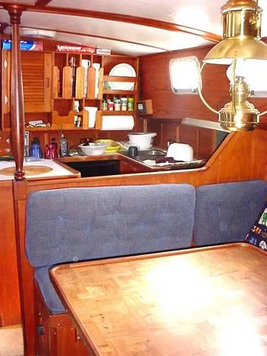 Looking Aft to Companionway