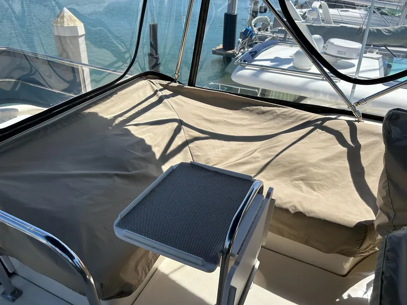 Fly-Bridge Seating Covered
