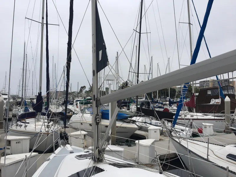 In mast furling