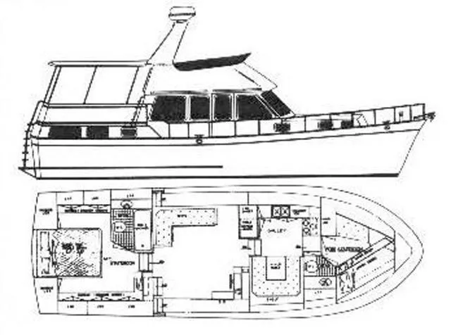 1982 Marine Trader AFT CABIN TRAWLER