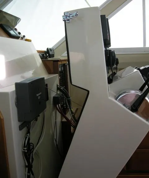 Backside wiring panel