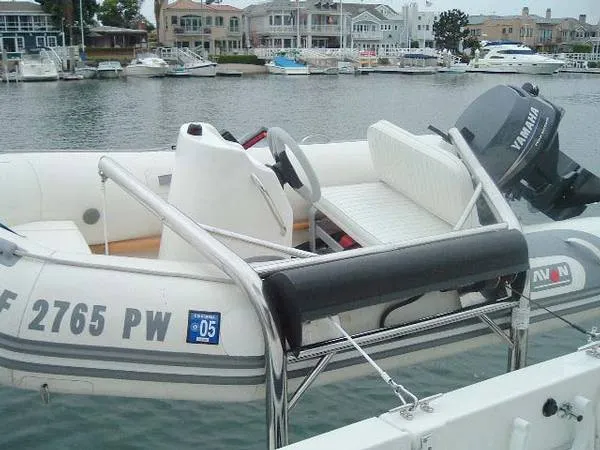 New dinghy, engine and davit