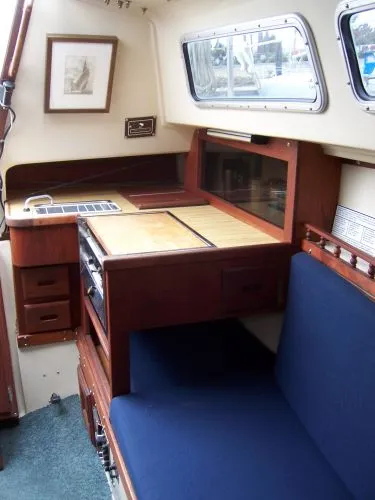 looking aft to galley