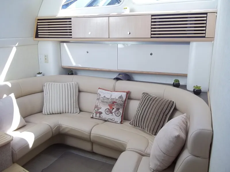 Port Side Sofa with Overhead Storage