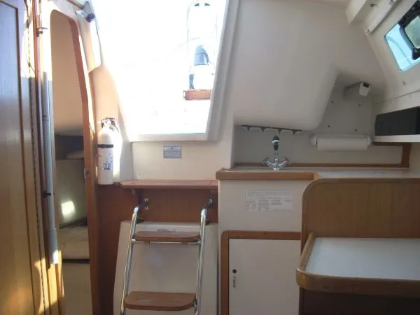 Looking Aft at Companionway