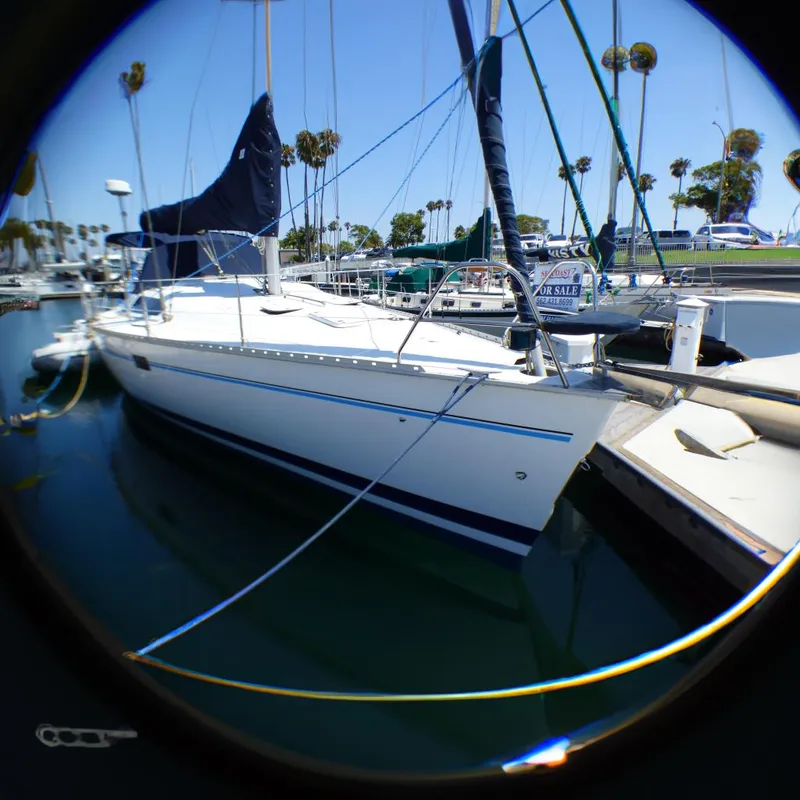 1993 Hunter 40.5 sailboat docked