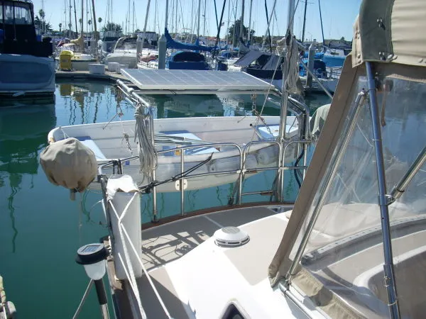 Davits on Stern