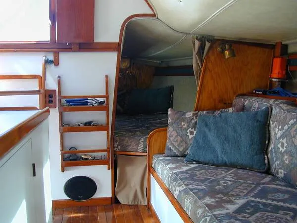 Main salon facing aft