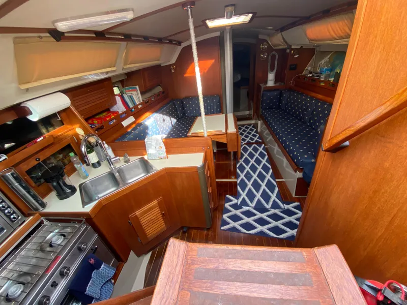 Companionway from Cockpit
