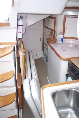 Galley aft