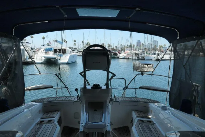 Cockpit aft view