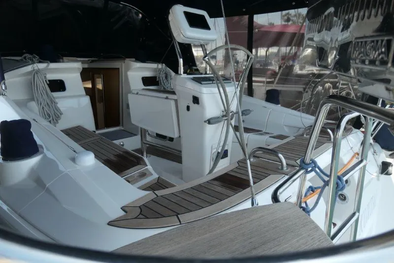Cockpit from port