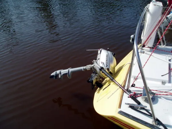 stern with outboard