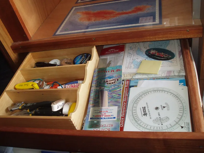 With sliding drawer