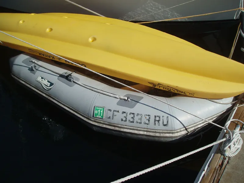 Tender and kayaks