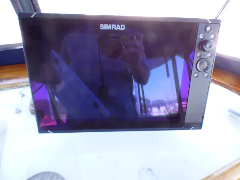 Simrad navigation system on 1980 CHB Heritage 42 Trawler.
