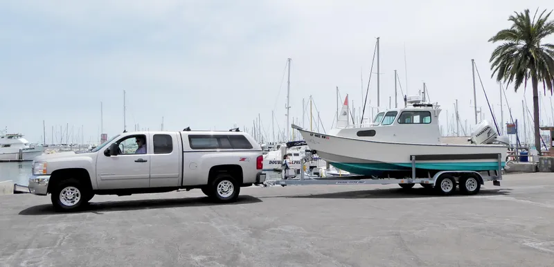 On trailer