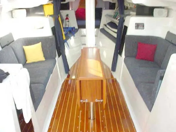 Interior - Companionway  Forward