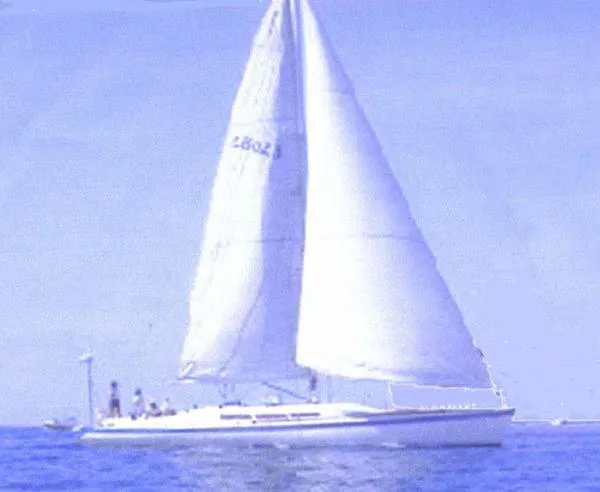 Exterior View Under Sail
