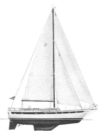 Sail Plan View Drawing