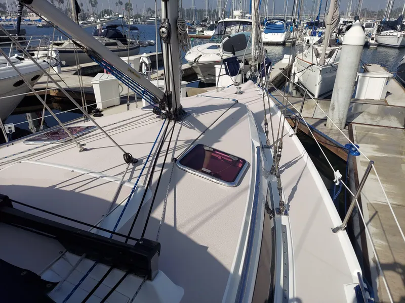 Looking Forward on Fore Deck