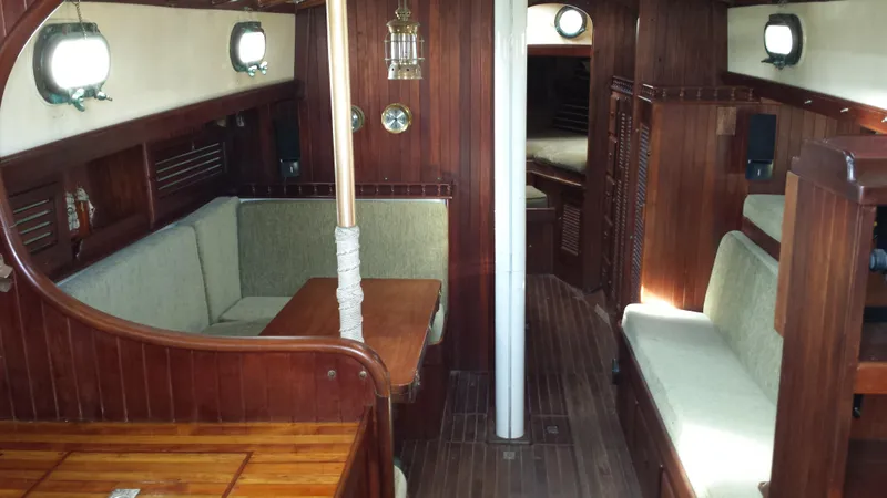Looking Forward from the Galley