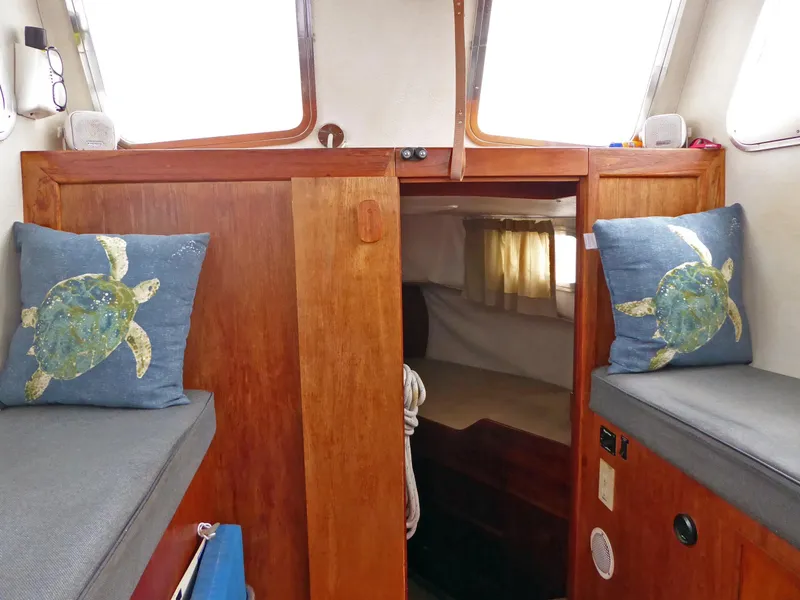 Interior looking aft