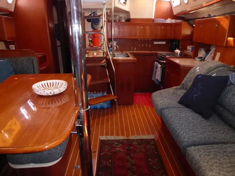 Looking aft to galley