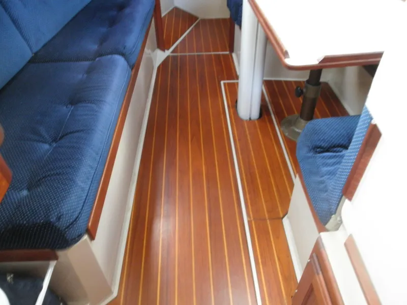 Varnished Teak & Holly Cabin Sole
