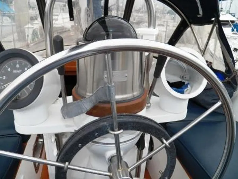HELM IN COCKPIT