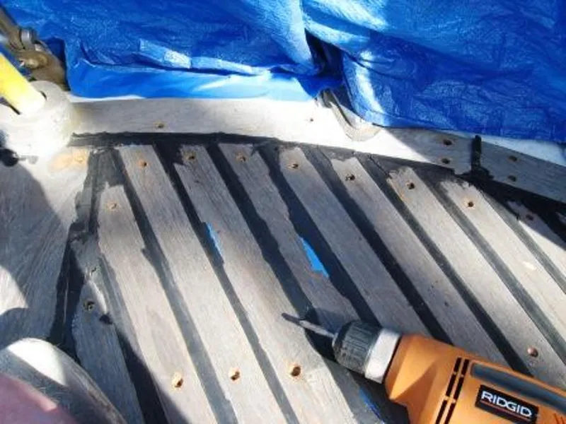 TEAK DECKS REBUILD IN 2011/12