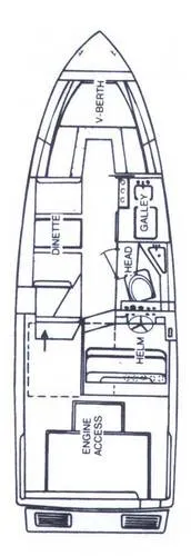 1987 Sea Ray 268 Sundancer & trailer